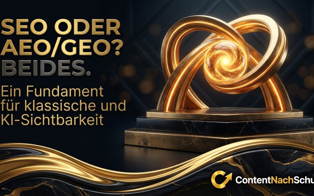 SEO oder AEO/GEO: Was braucht Ihr Unternehmen 2026 wirklich?