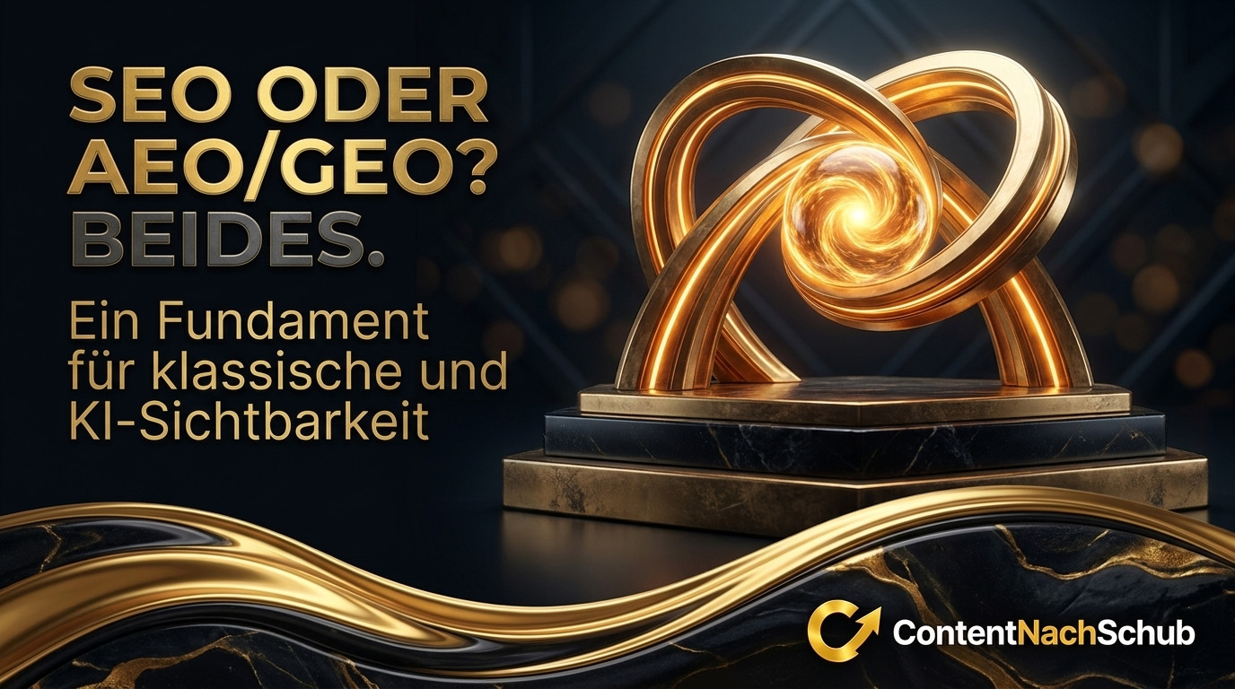 SEO oder AEO/GEO: Was braucht Ihr Unternehmen 2026 wirklich?