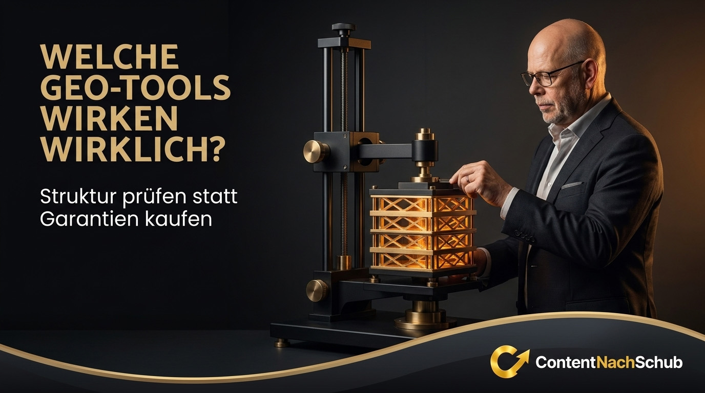 AEO/GEO 2026: Welche Tools und Methoden tatsächlich funktionieren