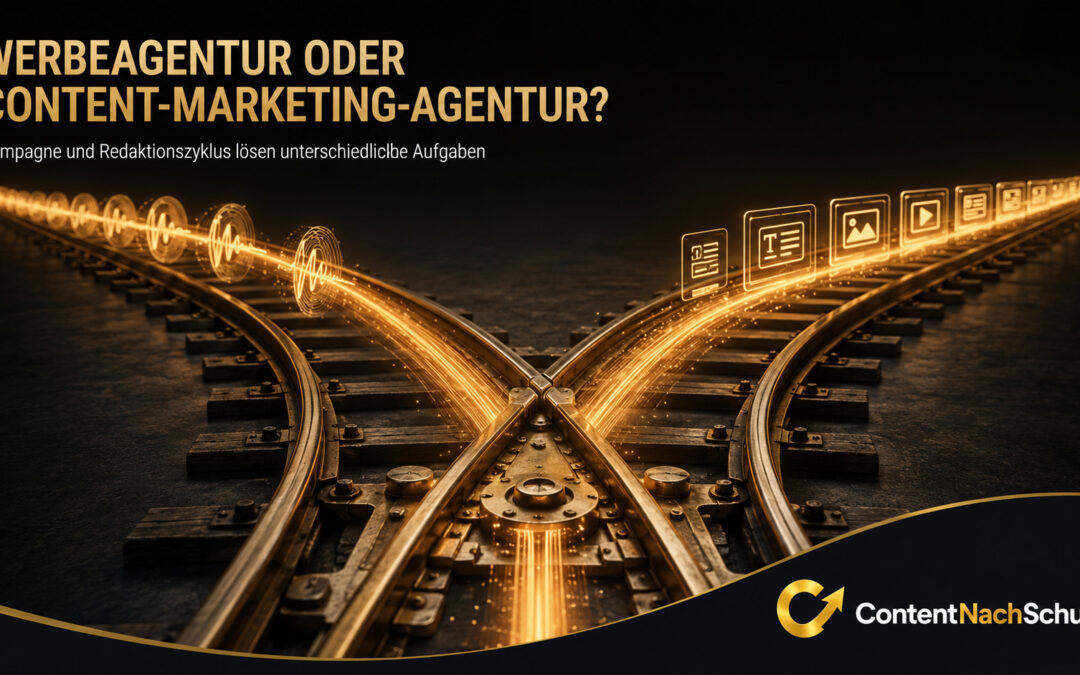 Content-Marketing-Agentur oder Werbeagentur: Wo liegt der Unterschied?