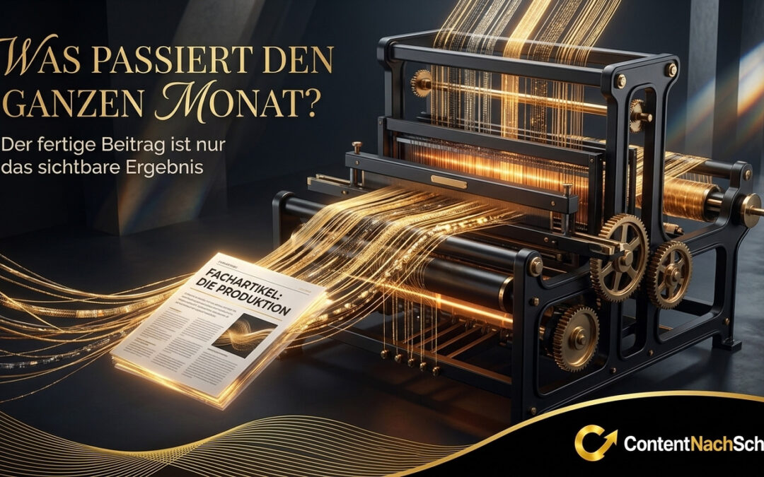 Was macht eine Content-Marketing-Agentur eigentlich den ganzen Monat?