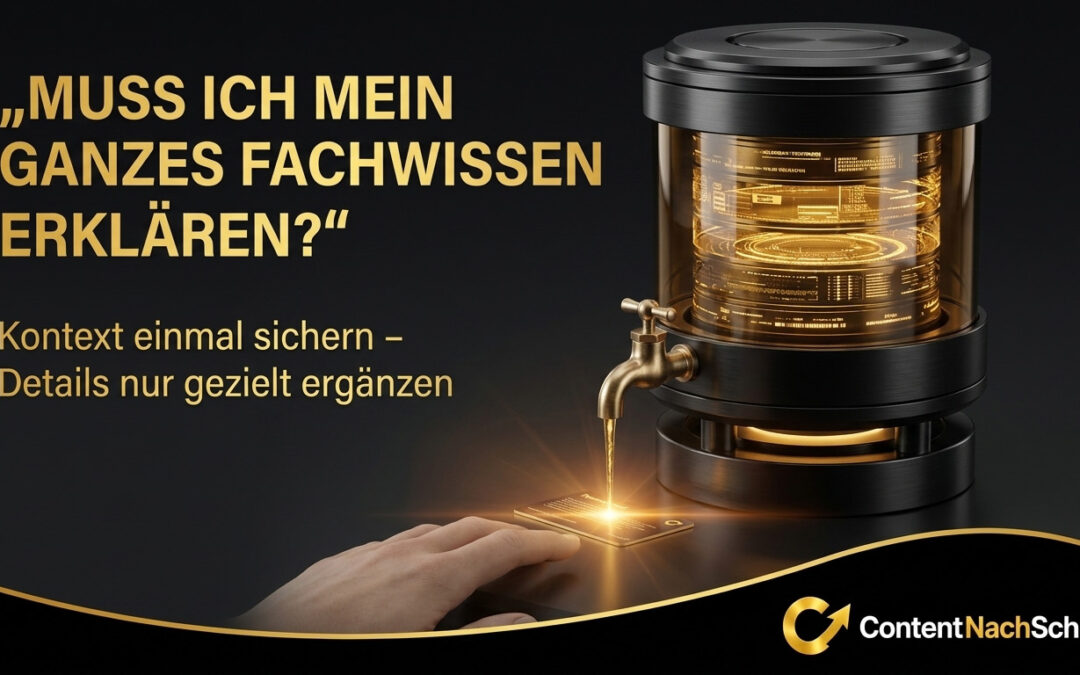 Muss ich meiner Agentur mein Fachwissen komplett erklären?