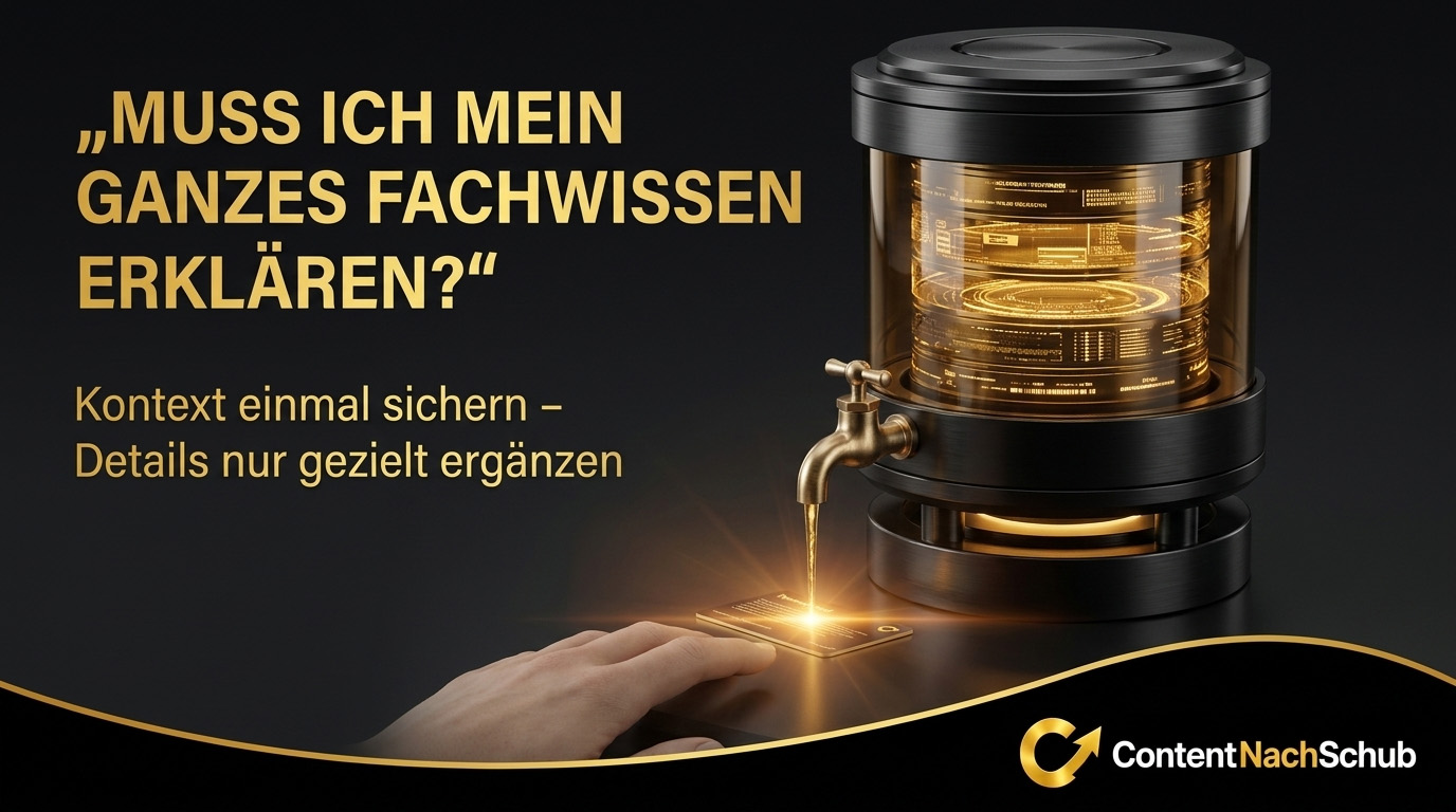 Muss ich meiner Agentur mein Fachwissen komplett erklären?