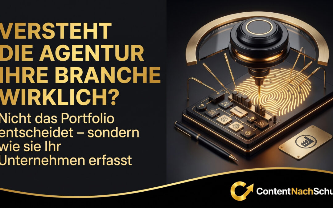 Wie finde ich eine Agentur, die meine Branche wirklich versteht?