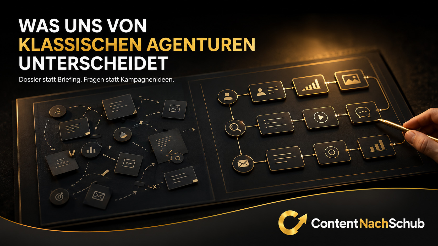 Was unterscheidet ContentNachSchub von einer klassischen Marketingagentur?