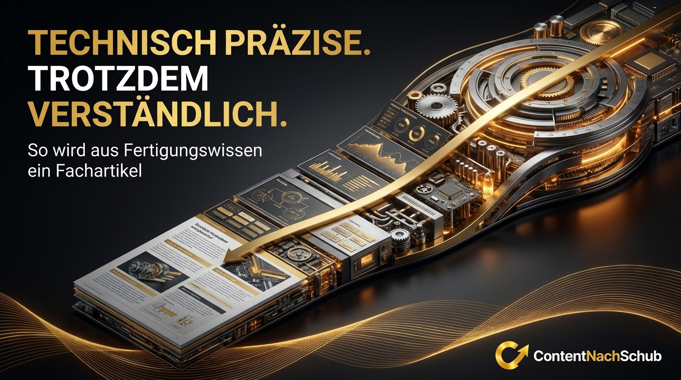 Wie wird aus einem komplexen Fertigungsprozess ein verständlicher Artikel?