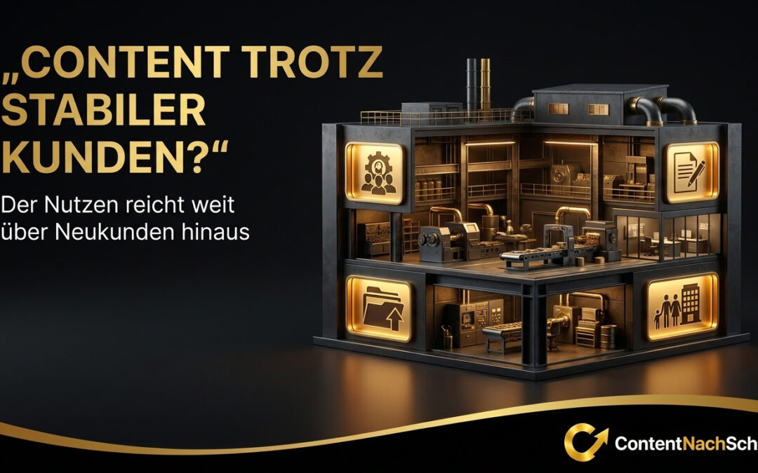 Was bringt Content Marketing einem Zulieferer mit Bestandskunden wirklich?