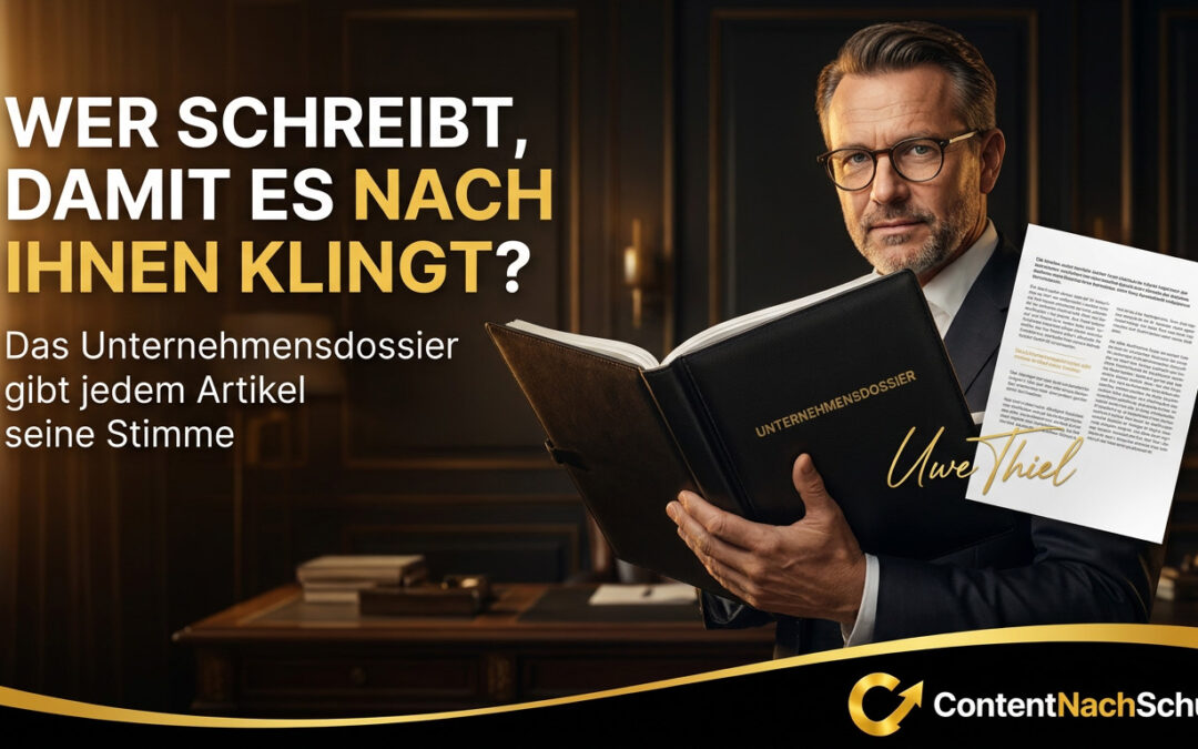 Wer schreibt Blogartikel, die wirklich zu meinem Unternehmen passen?