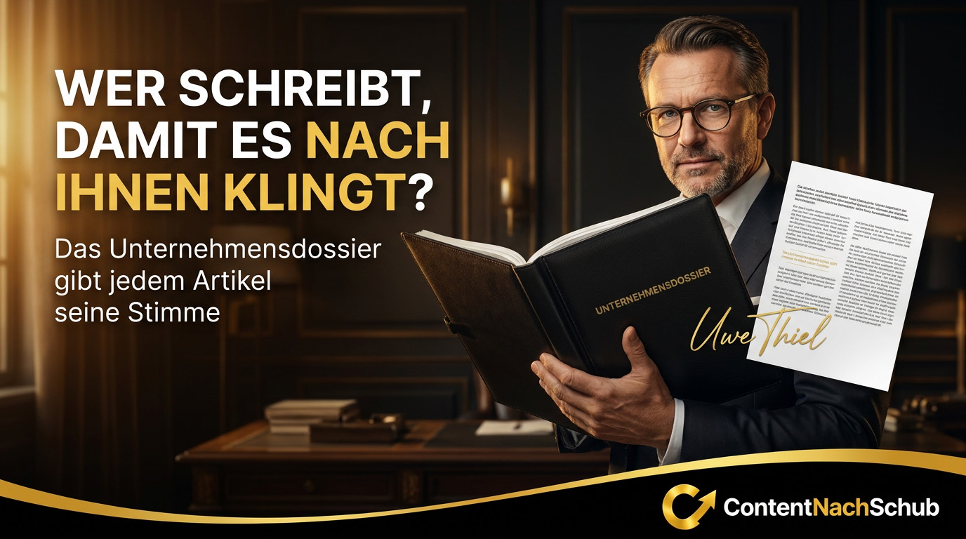 Wer schreibt Blogartikel, die wirklich zu meinem Unternehmen passen?