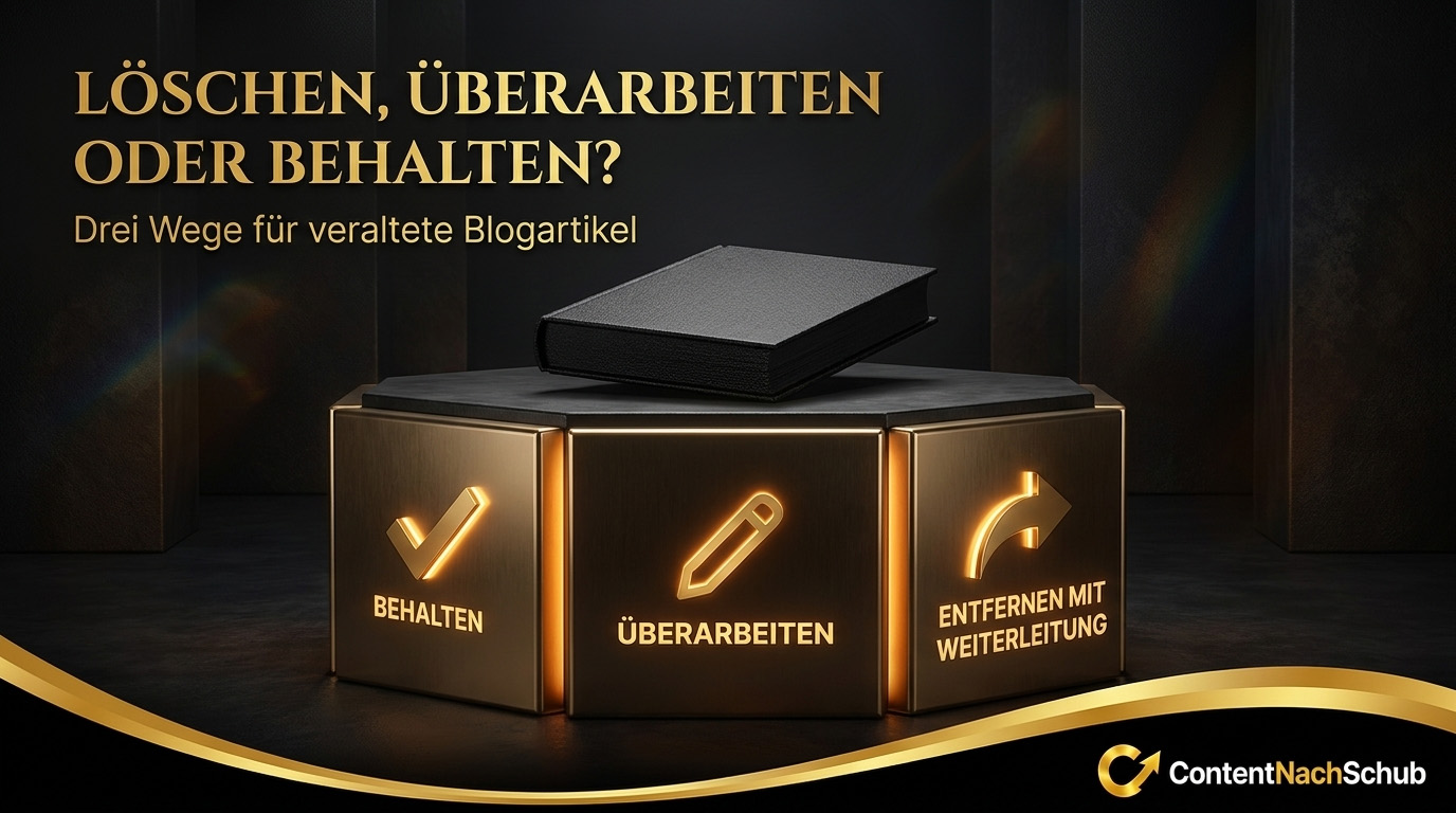 Sollte ich alte Blogartikel löschen oder überarbeiten?