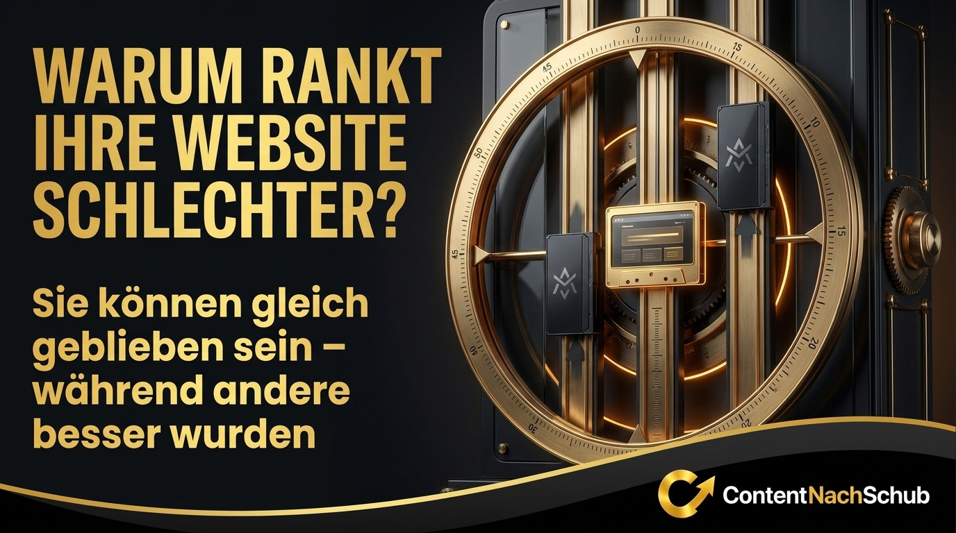Warum rankt meine Website plötzlich schlechter als vor einem Jahr?