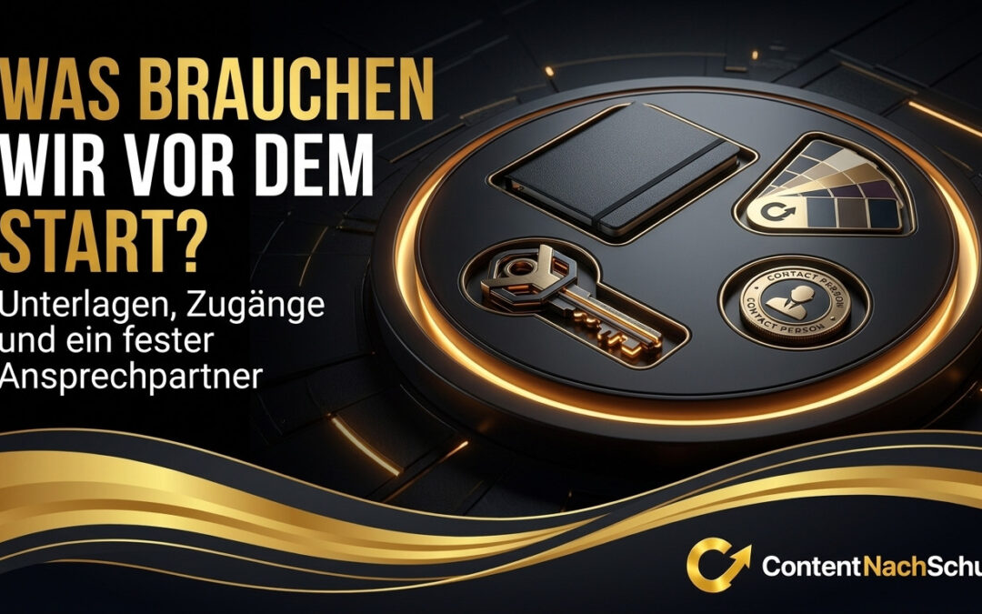 Was muss ich liefern, damit jemand für mich Content erstellen kann?