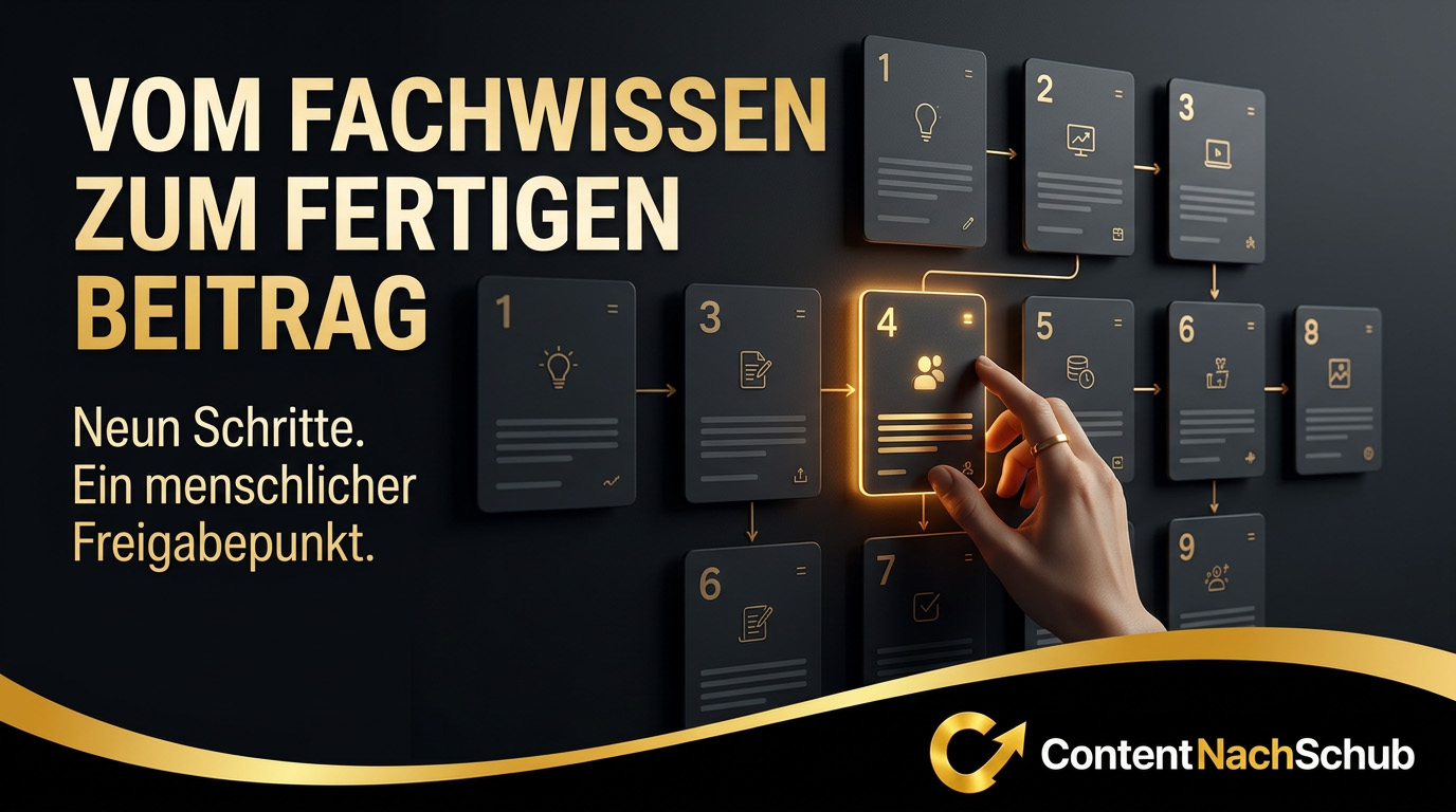 Wie wird aus meinem Fachwissen ein fertiger Beitrag?