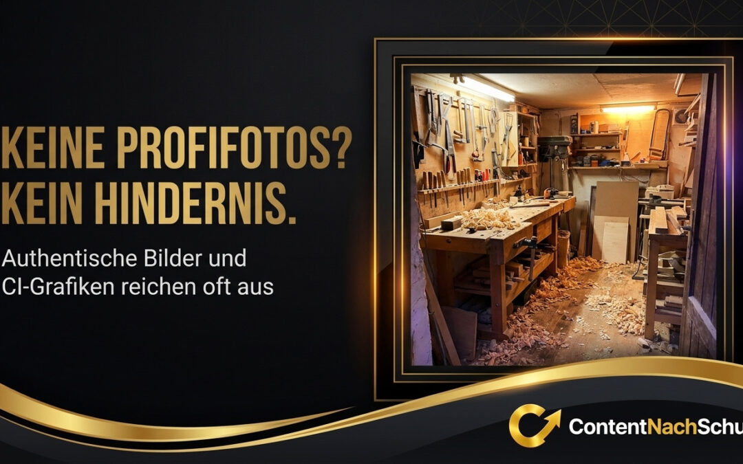 Was, wenn ich selbst keine guten Fotos oder Grafiken habe?