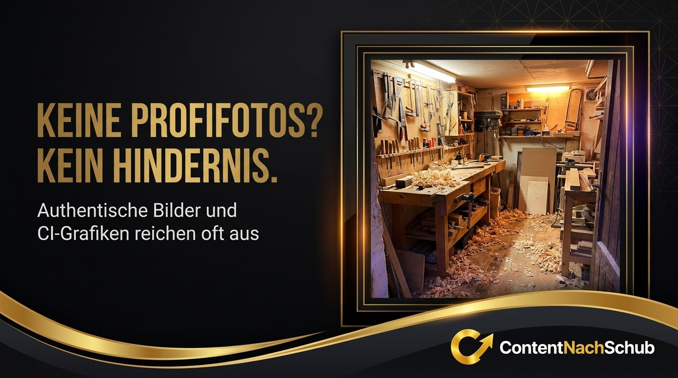 Was, wenn ich selbst keine guten Fotos oder Grafiken habe?
