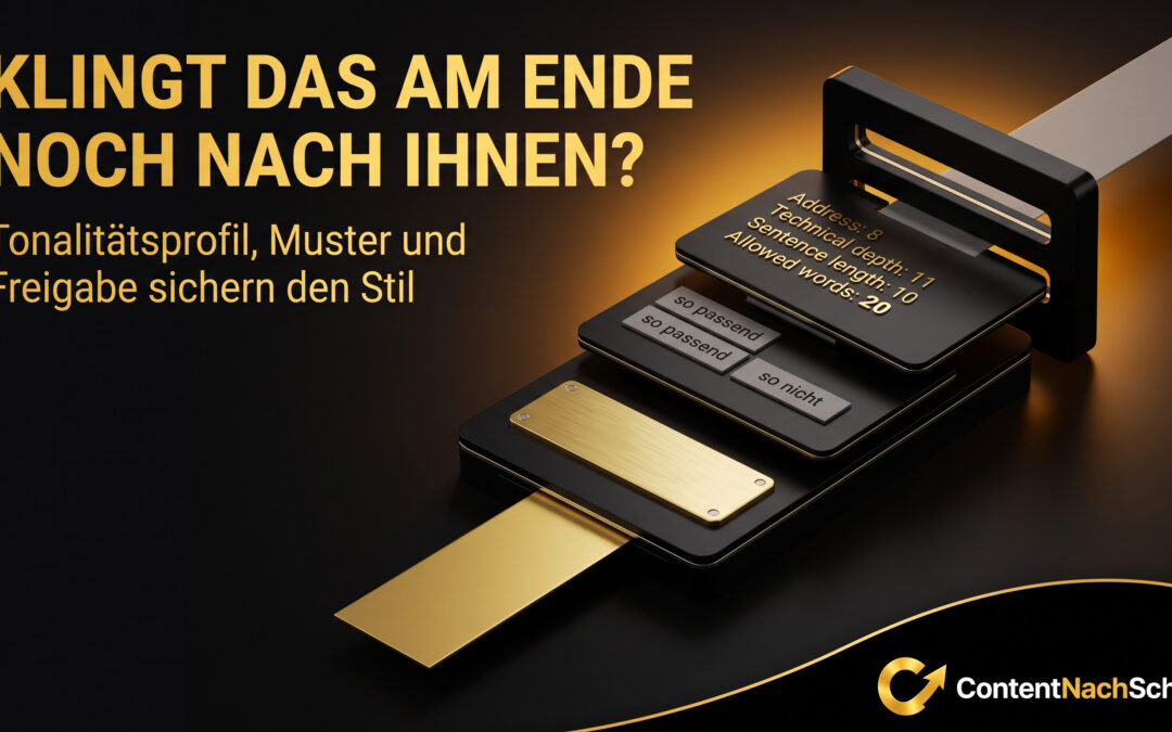 Wie wird sichergestellt, dass der Ton zu meinem Unternehmen passt?