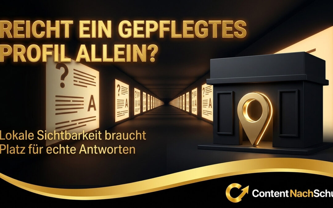 Warum reicht ein aktives Google-Business-Profil allein nicht mehr für lokale Sichtbarkeit?