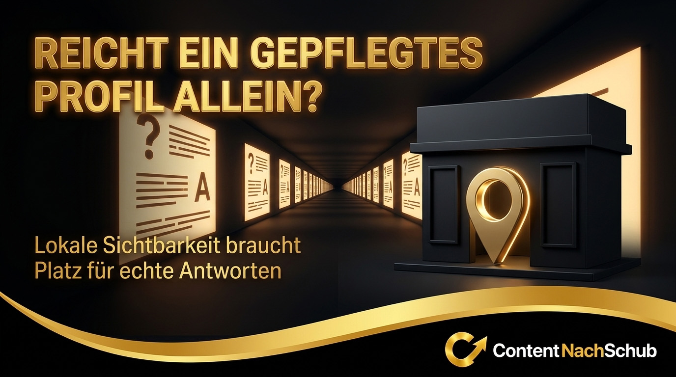 Warum reicht ein aktives Google-Business-Profil allein nicht mehr für lokale Sichtbarkeit?