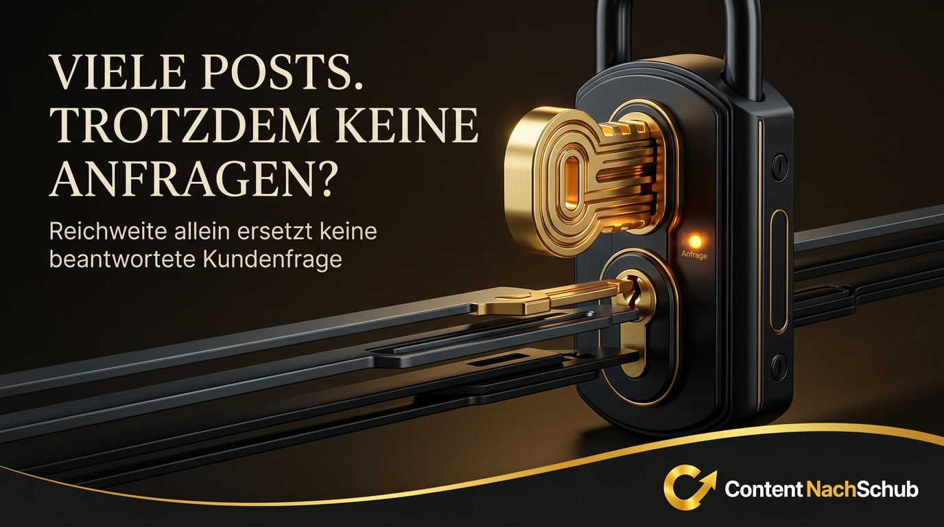 Warum bringt eine hohe Posting-Frequenz auf Social Media allein noch keine neuen Anfragen?