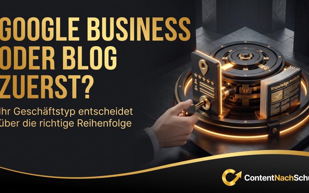 Google-Business-Profil oder eigener Blog: Wo lohnt sich die Content-Investition zuerst?