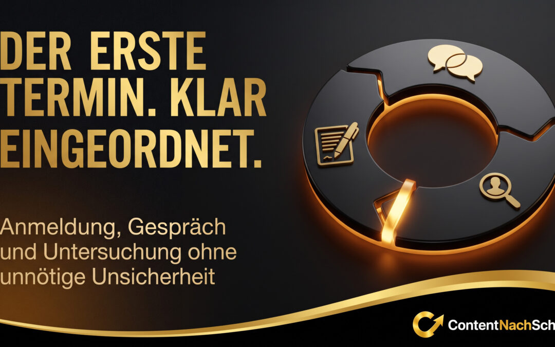 Der erste Termin in der Praxis: So läuft er ab und so viel Zeit sollten Sie einplanen
