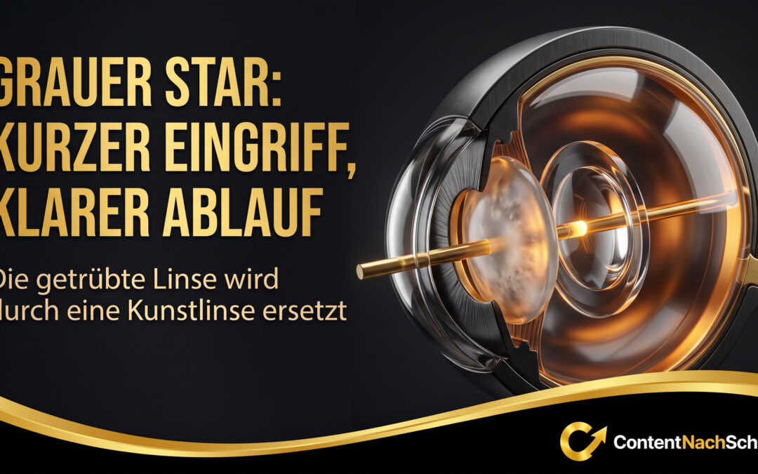 Grauer Star: So läuft die Operation ab