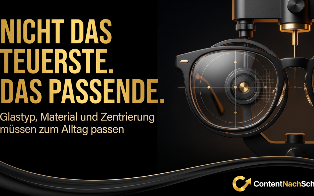 Die richtigen Brillengläser für Sie finden