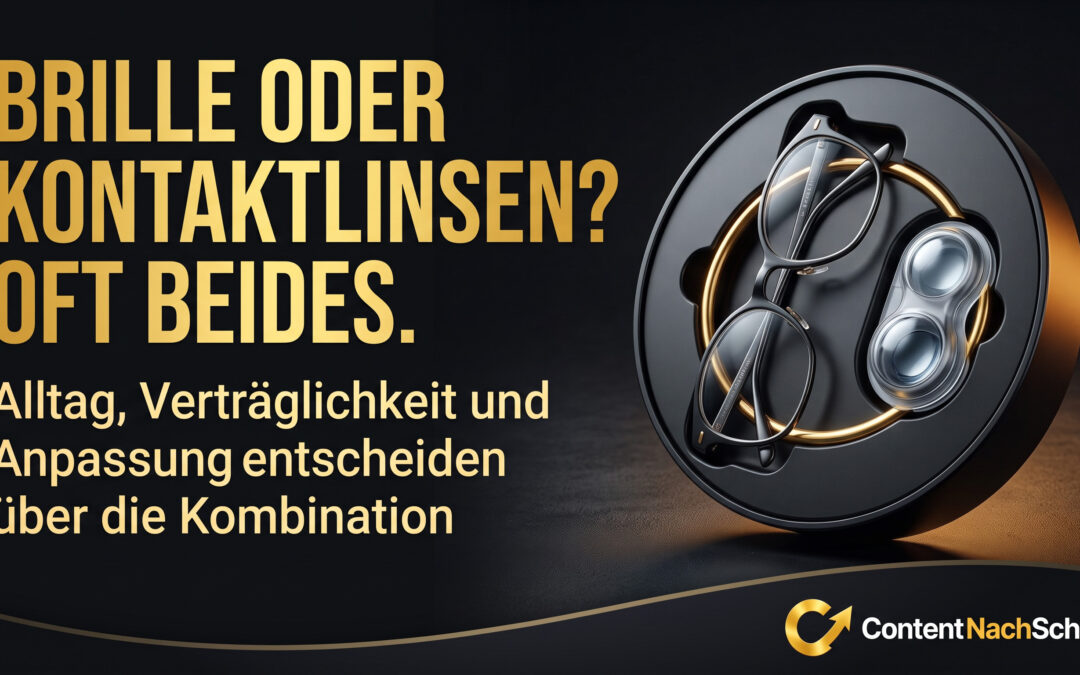Kontaktlinsen oder lieber Brille – was passt zu Ihnen?