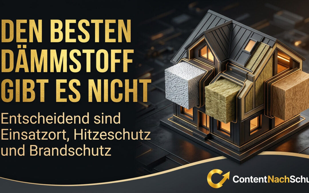 Dämmstoff-Vergleich: Mineralwolle, Holzfaser oder EPS?