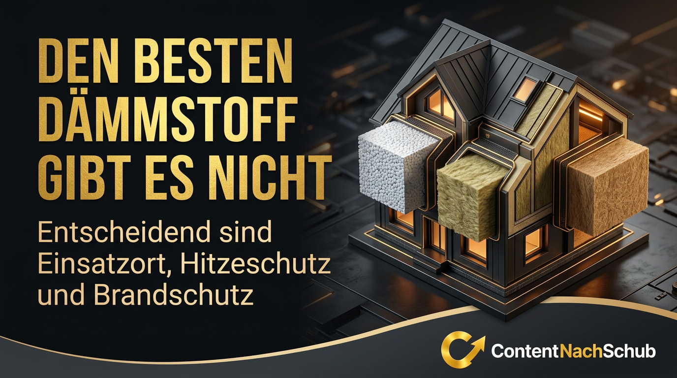 Dämmstoff-Vergleich: Mineralwolle, Holzfaser oder EPS?