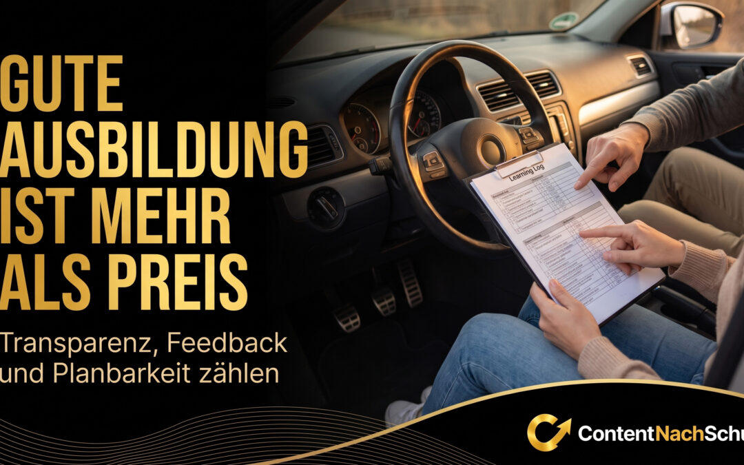 Woran Sie eine gute Fahrschule erkennen