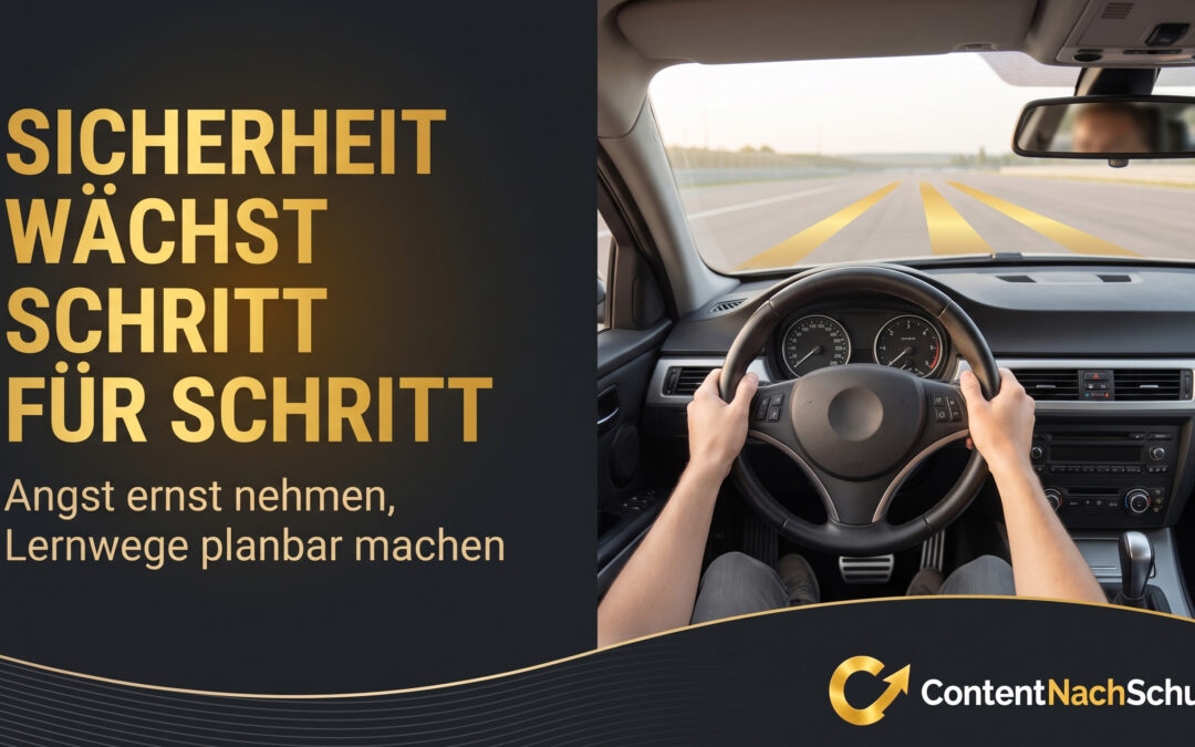 Angst beim Fahren: Wie eine gute Fahrschule Ihnen hilft