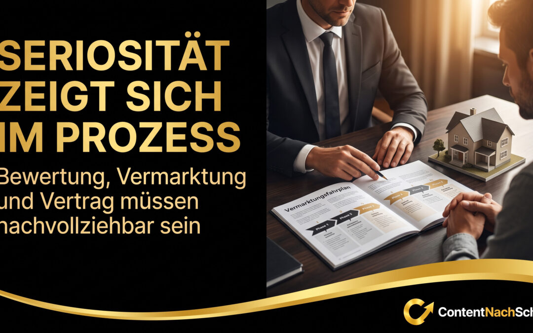Woran Sie einen seriösen Makler erkennen