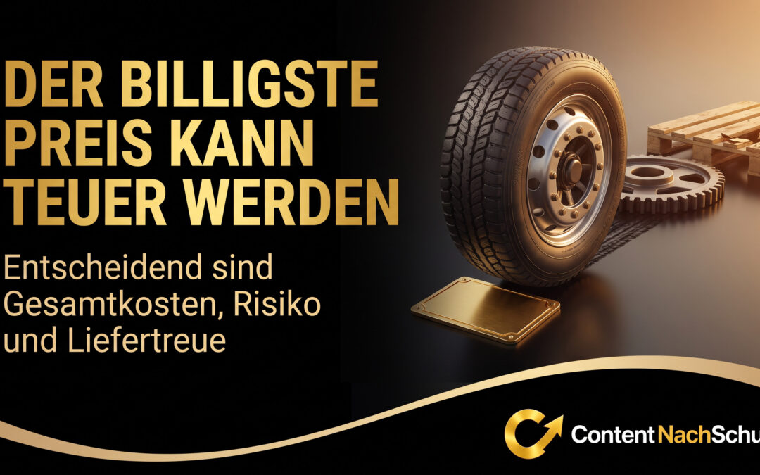 Ist die günstigste Spedition wirklich die beste Wahl?