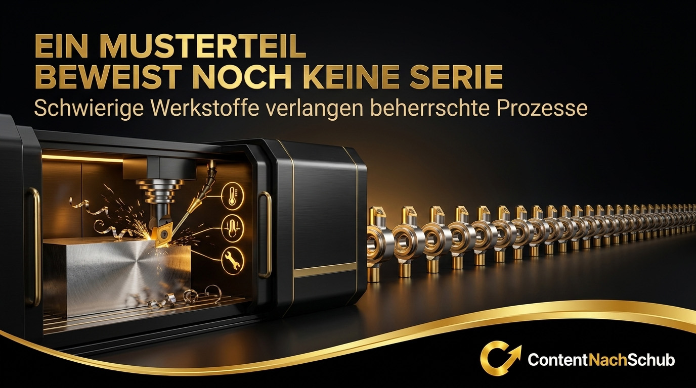 Schwer zerspanbare Werkstoffe sicher bearbeiten