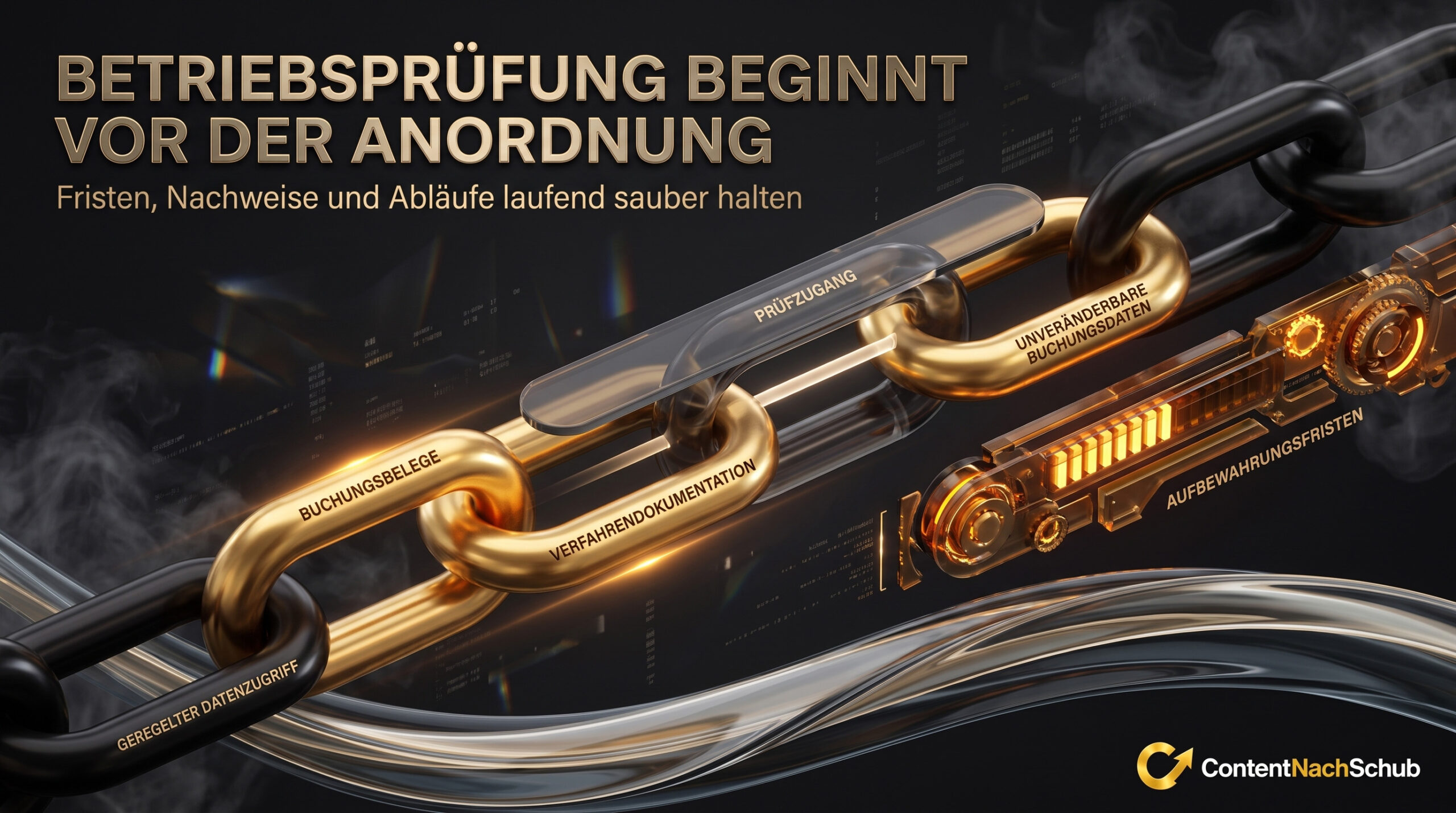 Betriebsprüfung: Fristen und Nachweispflichten