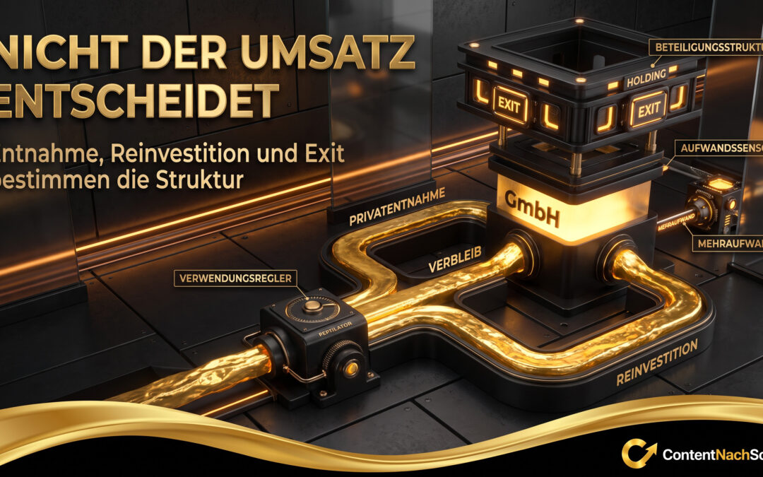Vom Einzelunternehmen zur GmbH – und wann eine Holding darüber sinnvoll ist