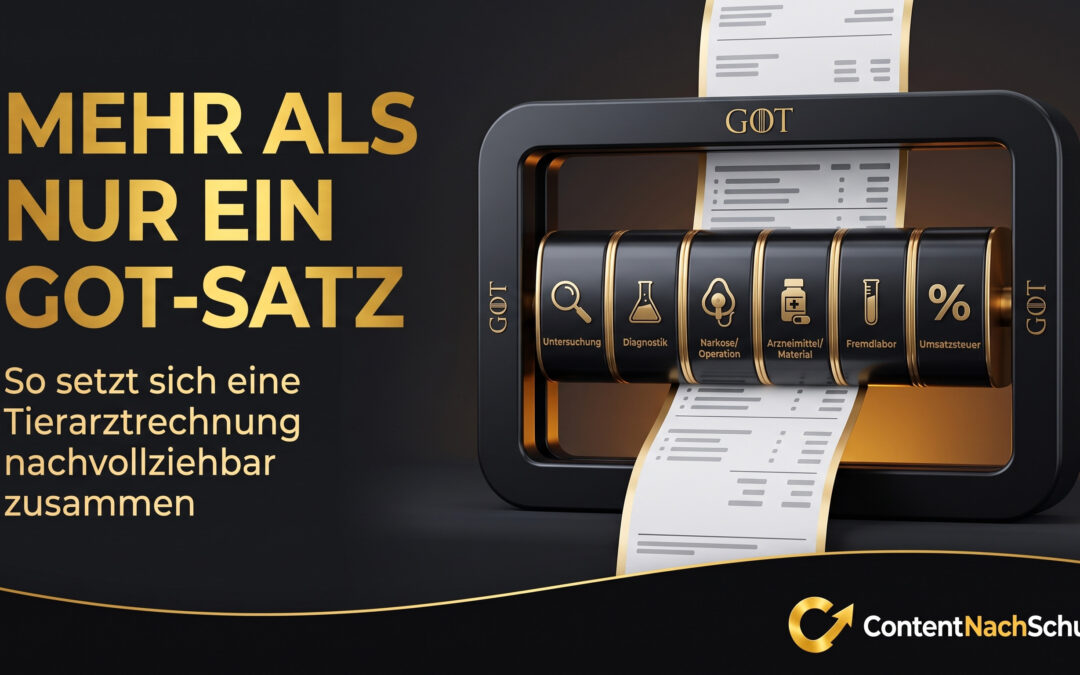 Was Behandlungen kosten und was die GOT regelt