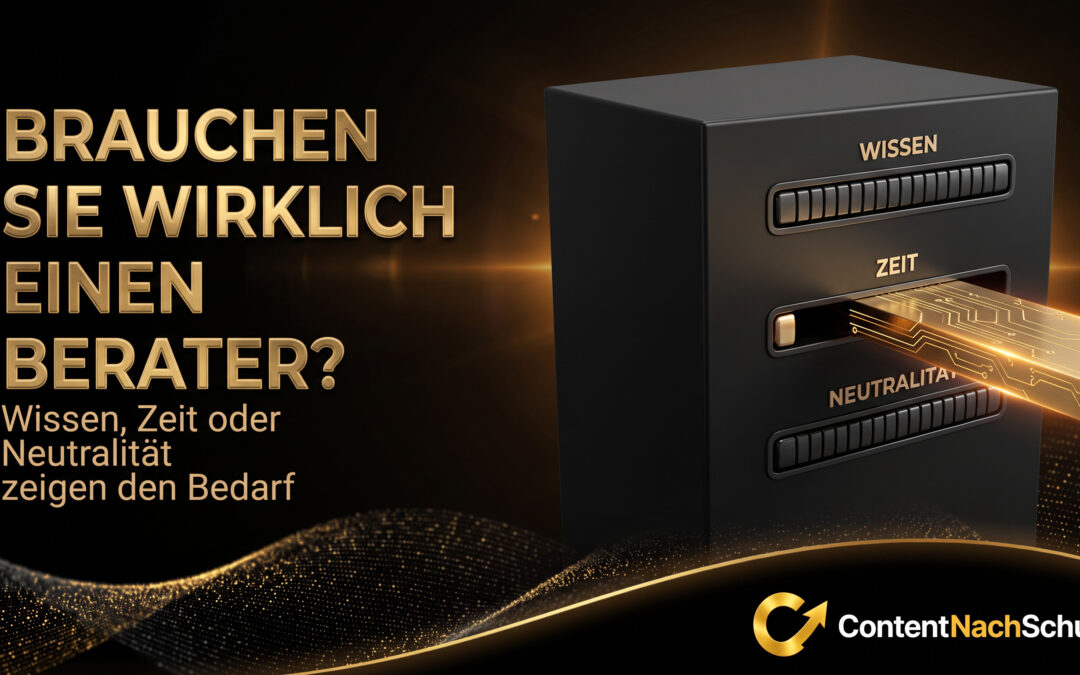 Unternehmensberater nötig? Woran Sie erkennen, ob Sie wirklich externe Hilfe brauchen