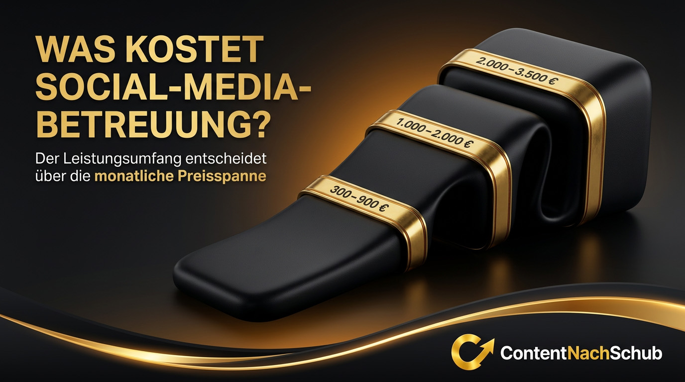 Was kostet professionelle Social-Media-Betreuung realistisch im Monat?