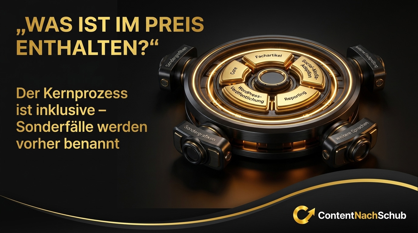 Was ist im Preis enthalten und was kostet extra?