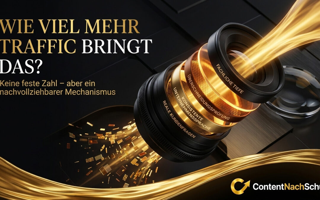 Wie viel mehr organischen Traffic bringt ein dossierbasierter Content-Prozess wirklich?