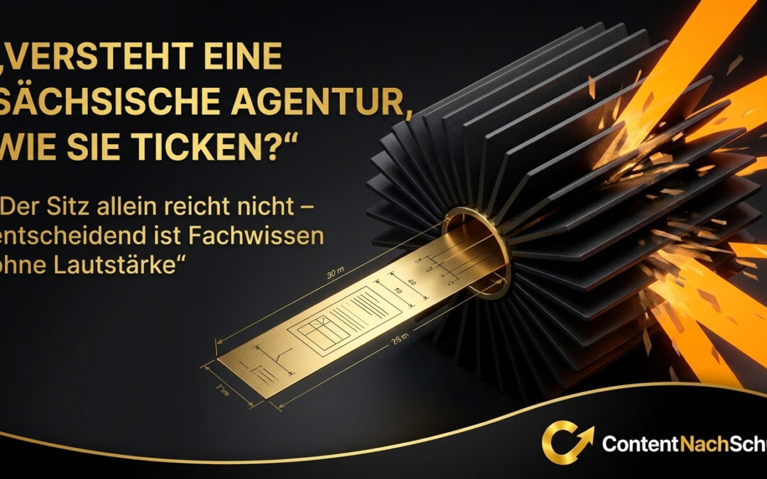 Kennt eine sächsische Agentur die Eigenheiten ostdeutscher Mittelständler?