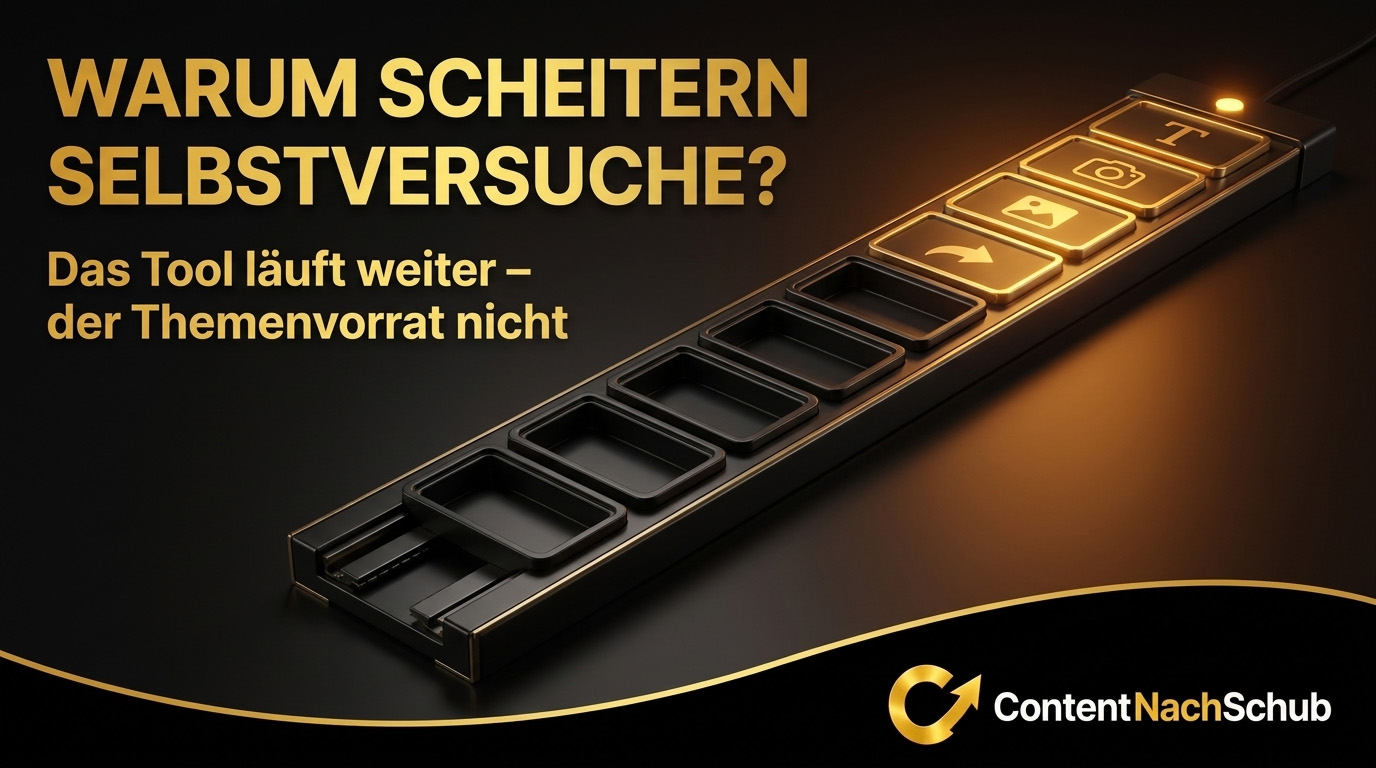 Warum scheitern viele Selbstversuche mit Social-Media-Tools?