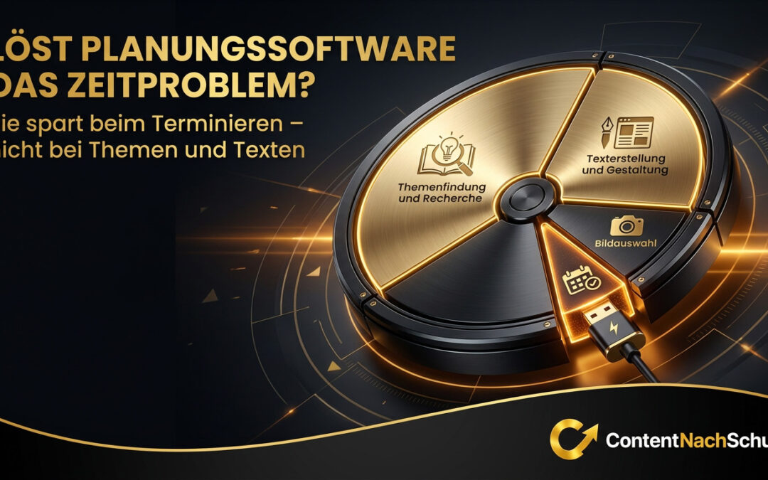 Löst eine Planungssoftware wirklich mein Zeitproblem?