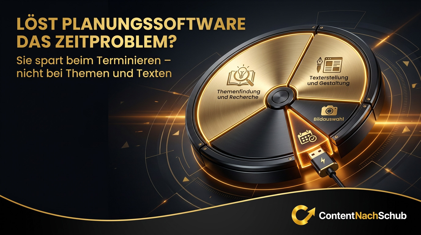 Löst eine Planungssoftware wirklich mein Zeitproblem?