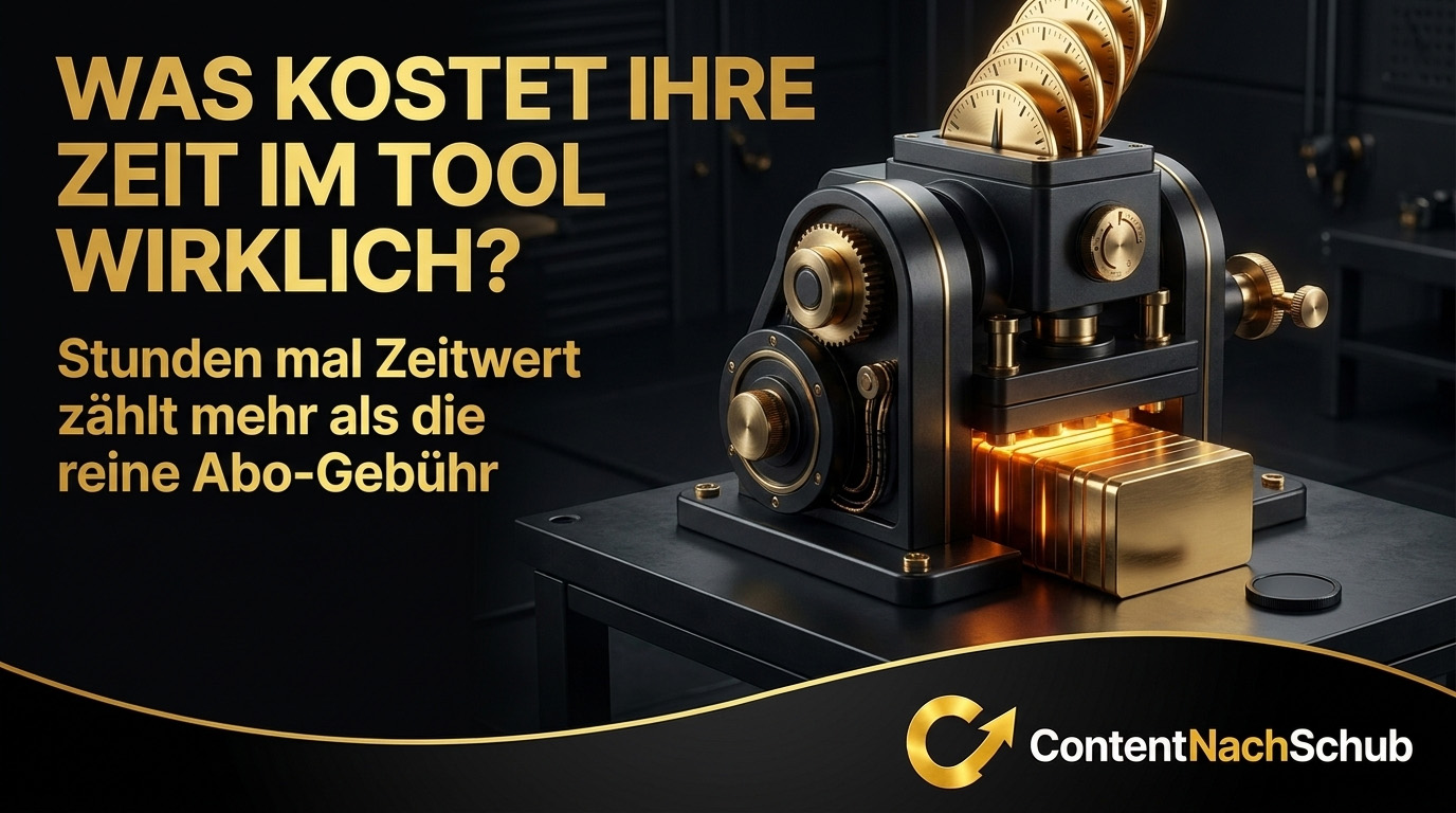 Was kostet mich die Zeit, die ich in ein Tool investiere, wirklich?