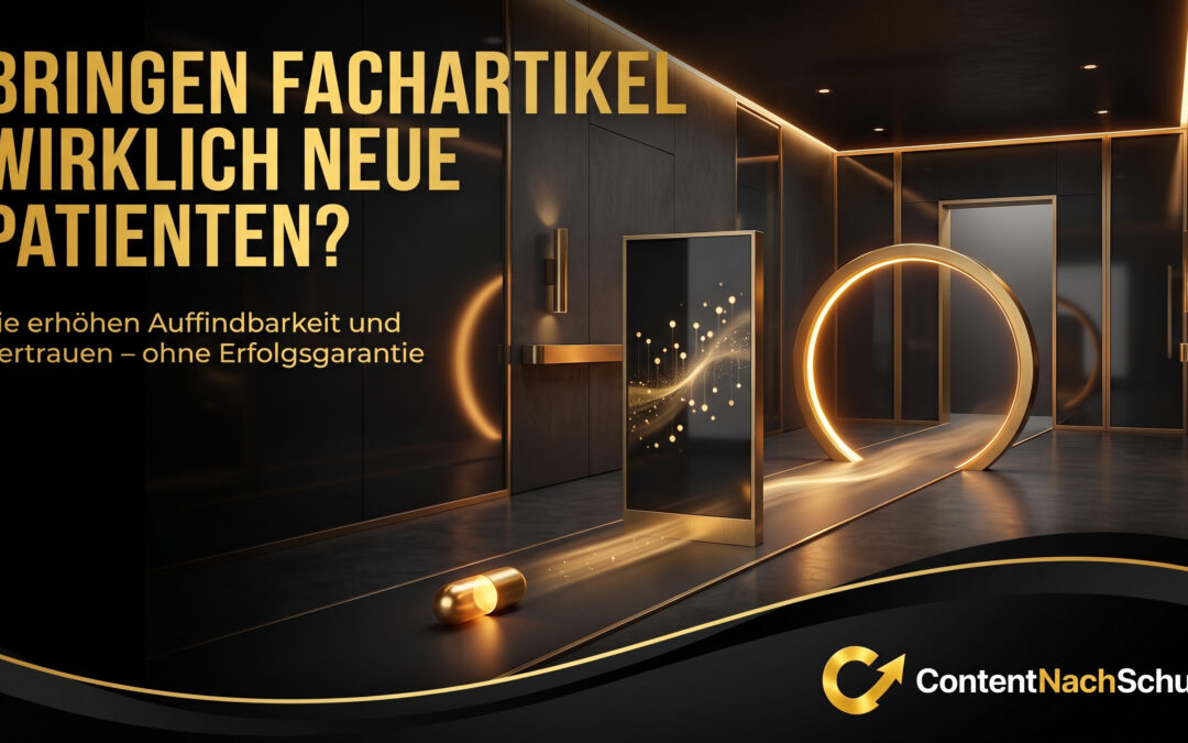 Können Fachartikel wirklich neue Patienten in die Praxis bringen?