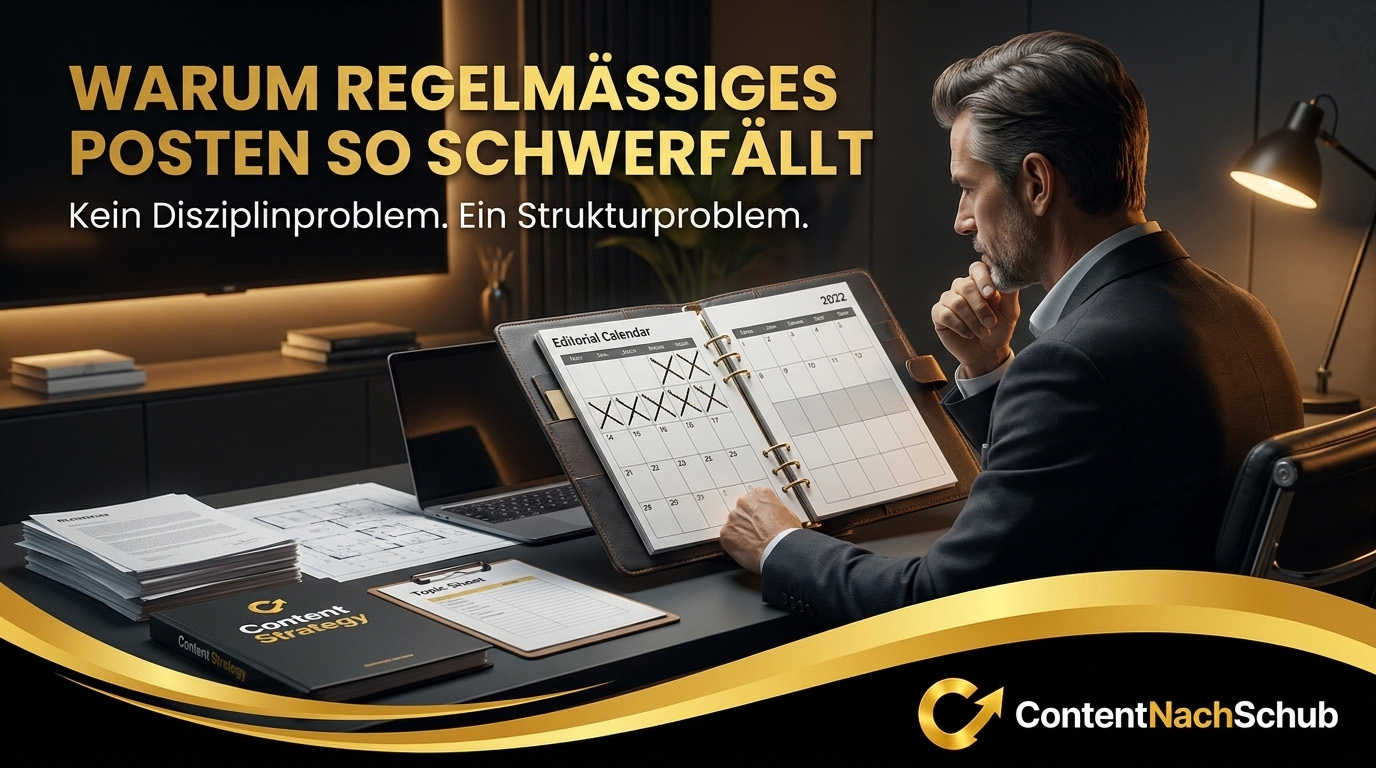 Warum schaffe ich es einfach nicht, regelmäßig zu posten?