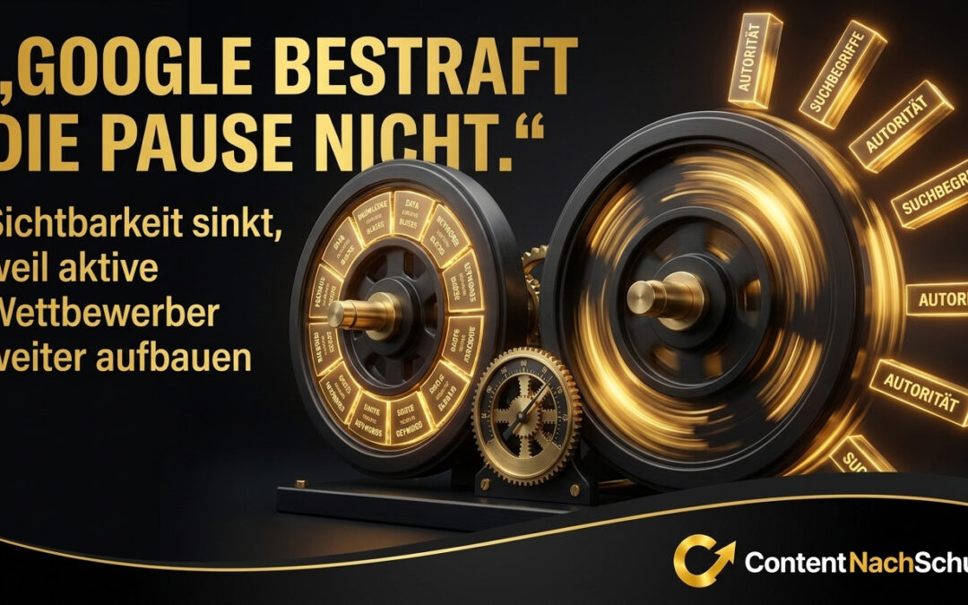 Wie schadet ein inaktiver Blog meiner Sichtbarkeit bei Google?